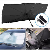 Universal Car Windshield Umbrella Sun Shade | Foldable | UV Reflection | Silver