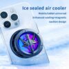 AL-10 Magnetic Cooling Fan 2-Level Adjustment with RGB Lights