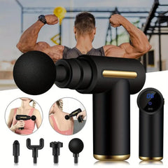 Portable Mini Muscle Massage Gun-Handheld Electric Deep Tissue Percussion Muscle Massager, Ultra Quiet Pain Relief Fascia Gun