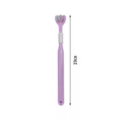 Pack of 2 Soft Bristle 3 Sided Toothbrush, Oral Care Safety Toothbrush, Deep Cleaning Baby Toothbrush
