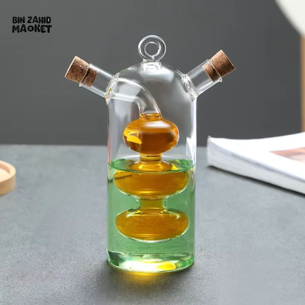 GLASS OIL & VINEGAR BOTTLE – KITCHEN STORAGE CONTAINER