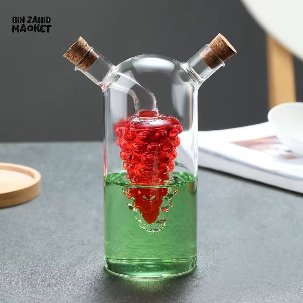GLASS OIL & VINEGAR BOTTLE – KITCHEN STORAGE CONTAINER