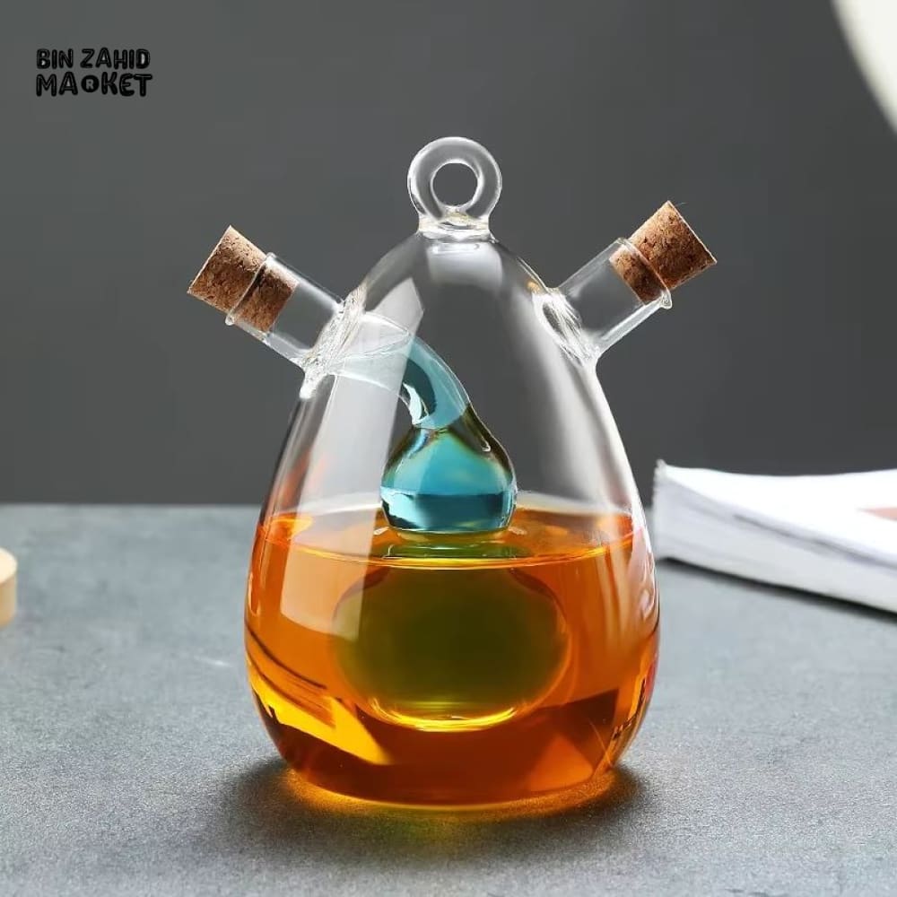 GLASS OIL & VINEGAR BOTTLE – KITCHEN STORAGE CONTAINER
