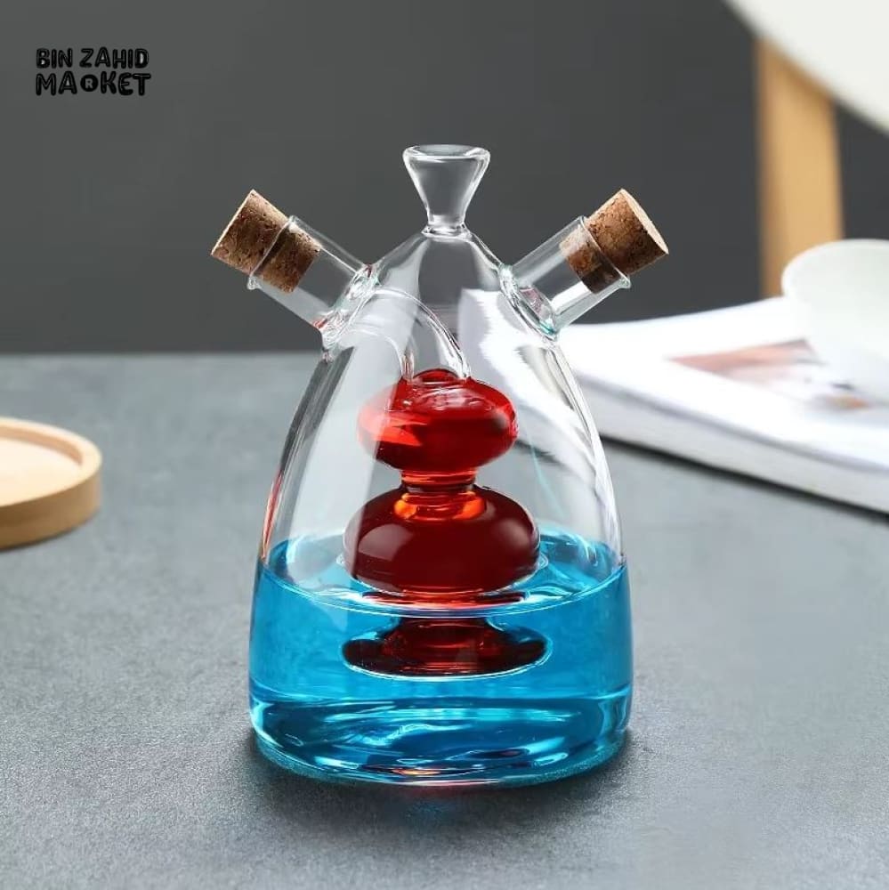 GLASS OIL & VINEGAR BOTTLE – KITCHEN STORAGE CONTAINER