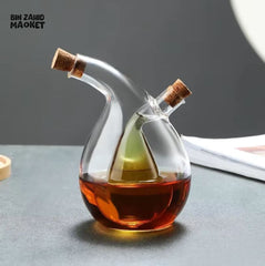 GLASS OIL & VINEGAR BOTTLE – KITCHEN STORAGE CONTAINER