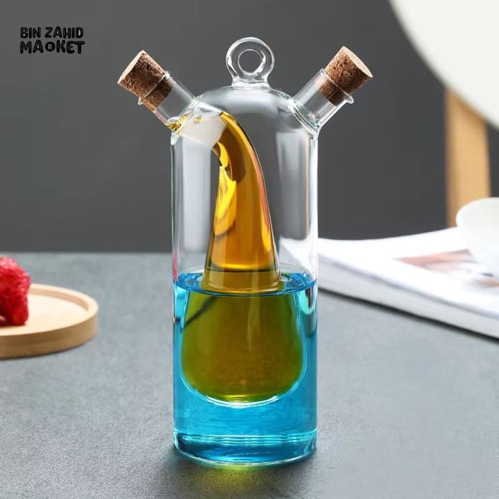 GLASS OIL & VINEGAR BOTTLE – KITCHEN STORAGE CONTAINER