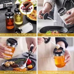 GLASS SEASONING BOTTLE