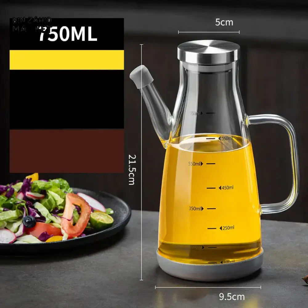 HIGH-TEMPERATURE RESISTANT GLASS OIL FILTER POT-JUG 750ml
