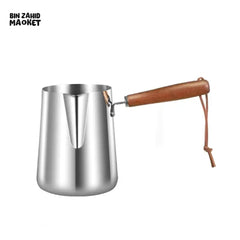 STAINLESS STEEL MILK SAUCEPAN 304  – ANTI-OVERFLOW EDGE INTERNAL SCALE